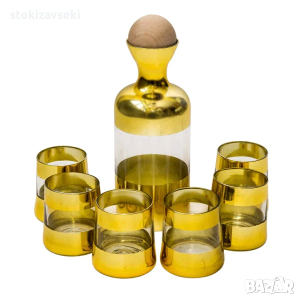 Комплект гарафа с 6 чаша, снимка 1