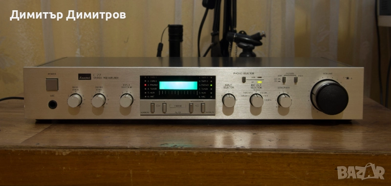 Стерео предусилвател Sansui C-77, снимка 1