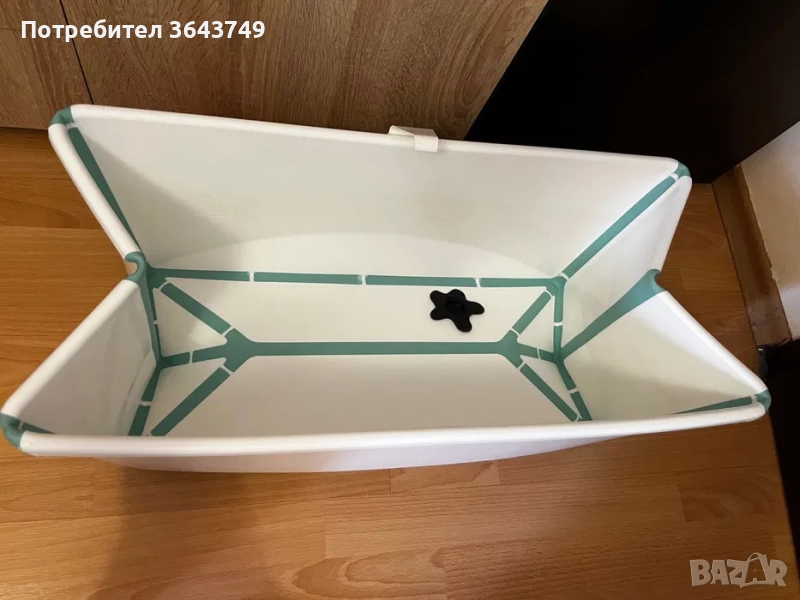 Сгъваема вана Stokke + подложка за новородено, снимка 1