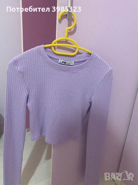 Чисто нова лилава блуза, снимка 1
