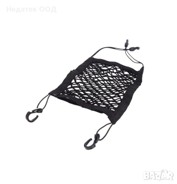 Еластична мрежа, протектор за кола, черен, 24.5x29см, снимка 1