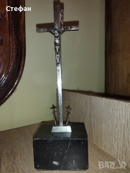 Стар сребърен кръст., снимка 1