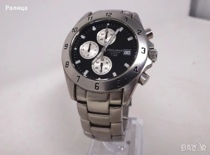 Мъжки кварцов часовни хронограф Patrick Arnaud , снимка 1