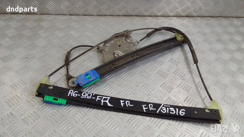 Стъклоповдигач Audi A6 1999г.(преден десен)	, снимка 1