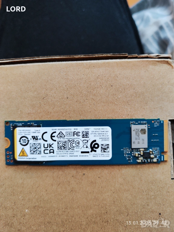 SSD 1TB Toshiba Kioxia NVME - Чисто ново!, снимка 1