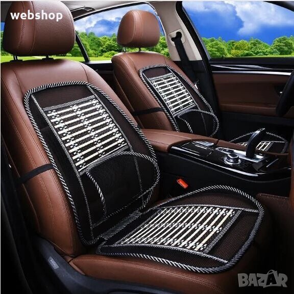 Двойна анатомична облегалка за автомобил и за стол DOUBLE LUMBAR SUPPORT, снимка 1