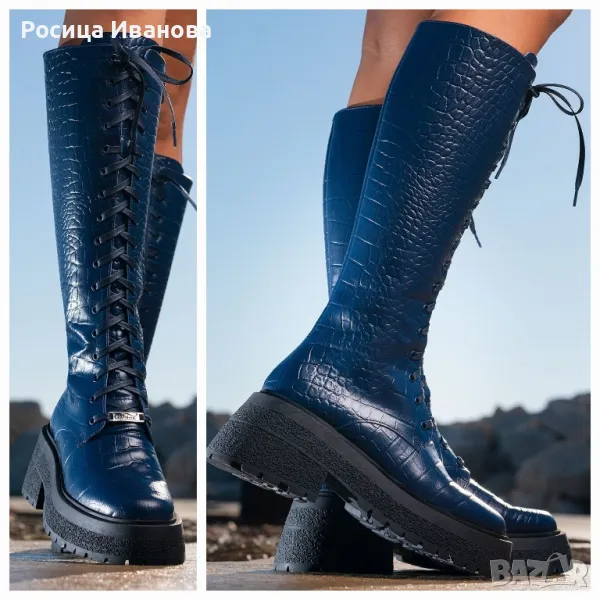 Нови ботуши, естетвена кожа Габина, снимка 1