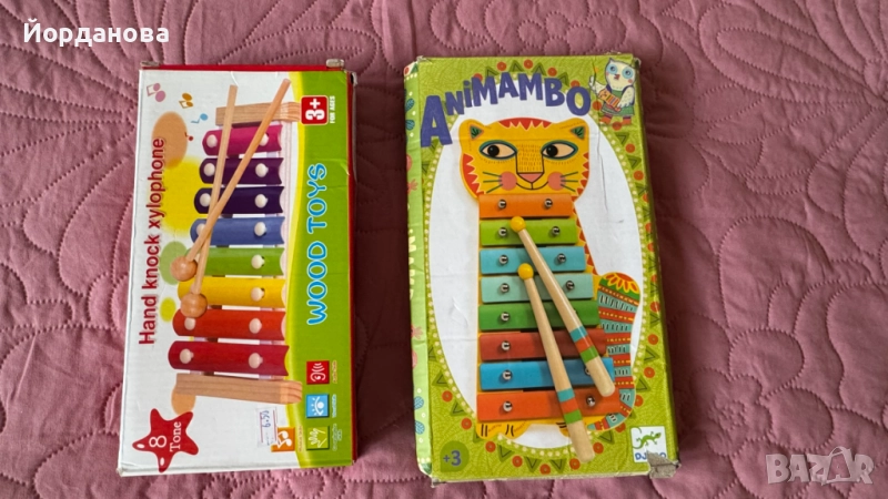 Ксилофон Djeco Коте и ксилофон обикновен, снимка 1