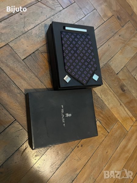 Комплект вратовръзка игла и ръкавели, снимка 1