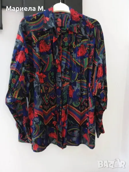 Памучна риза, oversize, S, снимка 1