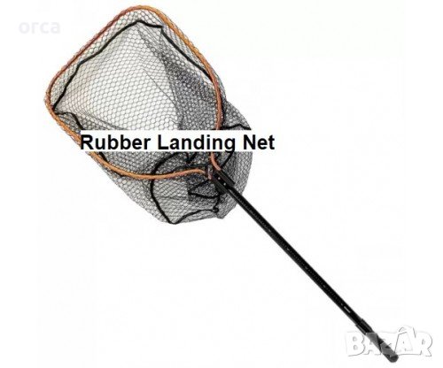 Гумиран кеп за сом OSAKO RUBBER LANDING NET 2.10 м усилен, снимка 1