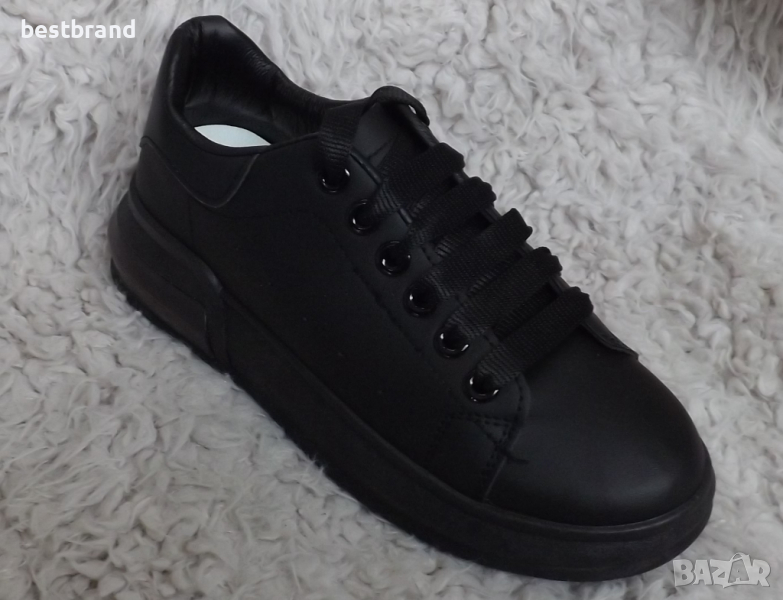 Кецове, черни, еко кожа, код 175/29, снимка 1