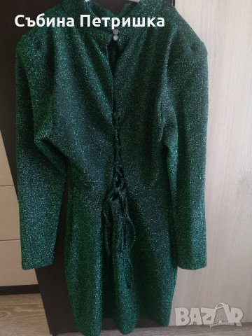 Елегантна лъскава рокля, снимка 4 - Рокли - 35682398