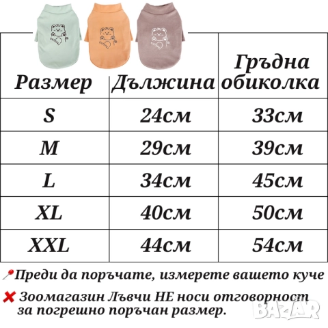 Блузки за кучета. Дрехи за кучета. Кучешки дрехи. Пуловер за куче. Блузка за куче

, снимка 2 - За кучета - 33321765