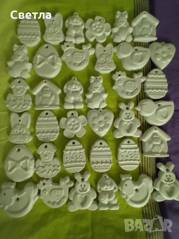 Великденски гипсови фигурки