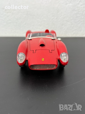 Метална количка Burago - Ferrari 1957г. №7485, снимка 3 - Колекции - 52049960