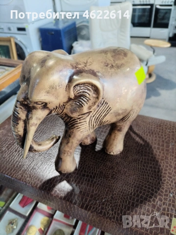 БРОНЗОВА ФИГУРА НА СЛОН , снимка 2 - Антикварни и старинни предмети - 53117980