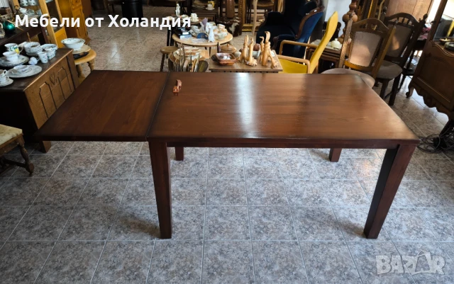 Масивна дъбова разтегателна маса, снимка 10 - Маси - 50999545