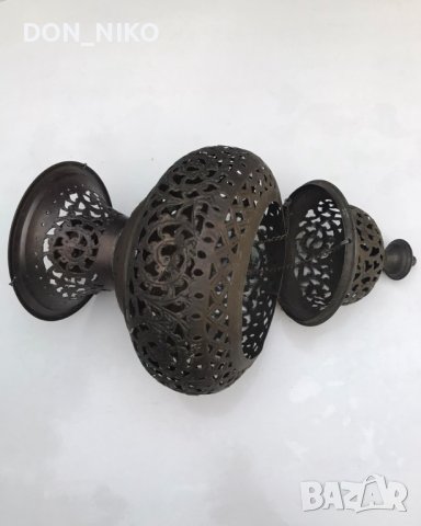 Голямо Бронзово кандило, снимка 8 - Антикварни и старинни предмети - 42710367