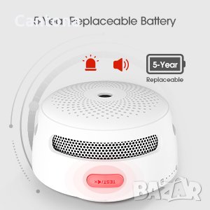 Смарт детектор за Дим X-Sense XS01-WT, Wi-FI безжични, Tuya, Smart Life, снимка 2 - Друга електроника - 39477970