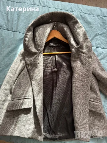 Дамско късо палто ZARA, снимка 3 - Палта, манта - 49422874