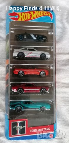 💕🧸 Hot Wheels Ford Mustang комплект от 5 колички, снимка 2 - Коли, камиони, мотори, писти - 44724978