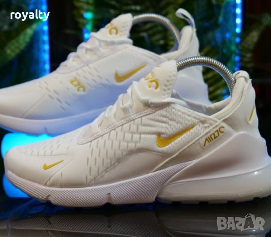 Мъжки маратонки Nike Air 270 - Цвят Бяло и Златисто