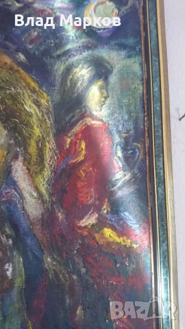 Стара класическа маслена картина 