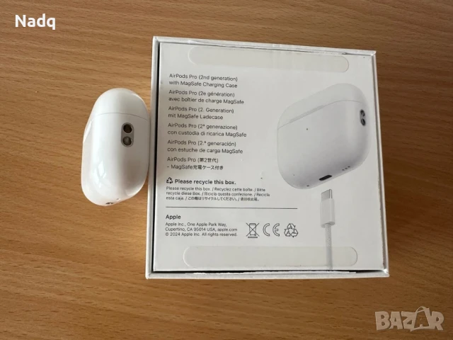 Оригинални Apple AirPods Pro (2nd Gen, USB-C) , снимка 4 - Слушалки, hands-free - 50823591