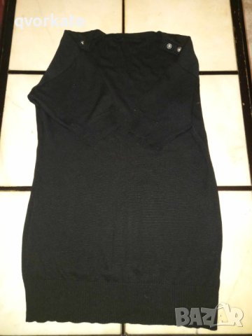 Черна блуза, снимка 2 - Блузи с дълъг ръкав и пуловери - 41641497