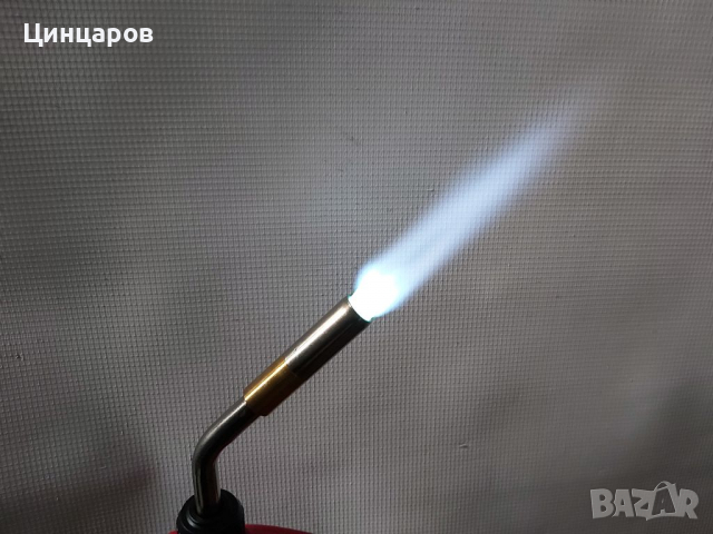 Горелка газова с 3бр.човки,газов флакон с темп.3000 градус целзий-подгряване,спояване,топене метал, снимка 11 - Други машини и части - 36278249