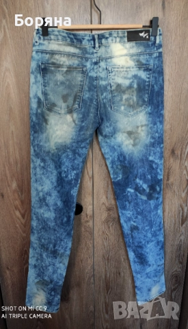 Caramella Fashion нови с етикет уникални дънки с разрези, снимка 12 - Дънки - 52815944