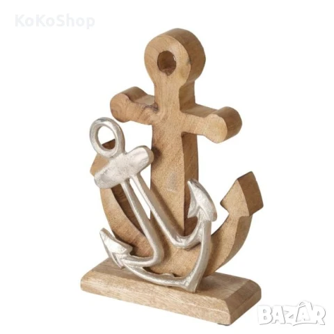 Котва-14х5х20.5 см./декоративна котва/морска декорация, снимка 4 - Декорация за дома - 50702343