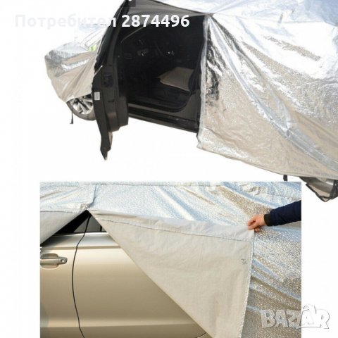 2824 Универсално покривало за цялата кола, против сняг и слънце, снимка 9 - Аксесоари и консумативи - 34565663