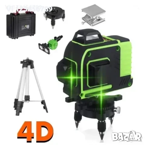 4D Лазерен Нивелир с 16 Линии, самонивелиращ се