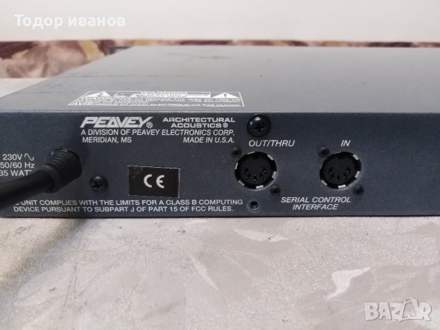 peavey-cex 4La-4 - way crossover, снимка 10 - Ресийвъри, усилватели, смесителни пултове - 41334466