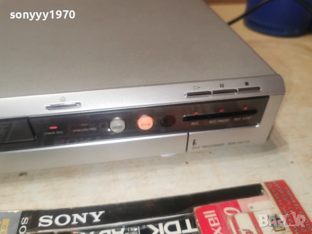 SONY HDD/DVD RECORDER-SWISS 2602261238SP66VD, снимка 6 - Плейъри, домашно кино, прожектори - 53631032
