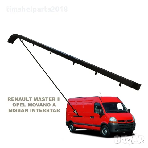 Ролков водач плъзгаща врата Renault Master - Opel Movano от 1997 до 2010 г
