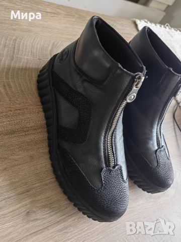 Дамски обувки,боти Rieker, снимка 4 - Маратонки - 52110538
