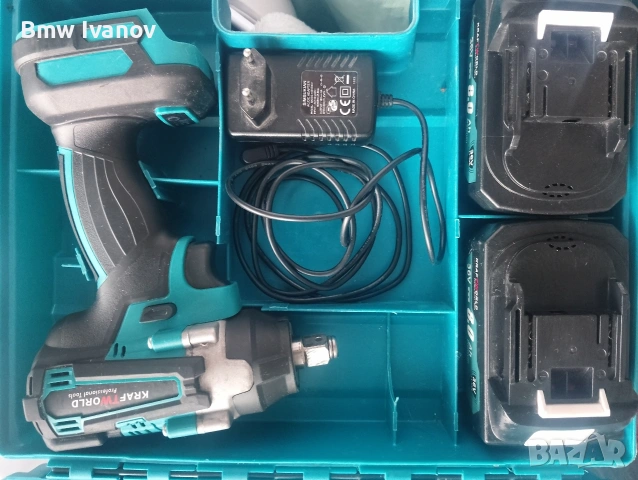 Акумулаторен ударен гайковерт, снимка 2 - Други инструменти - 53607760