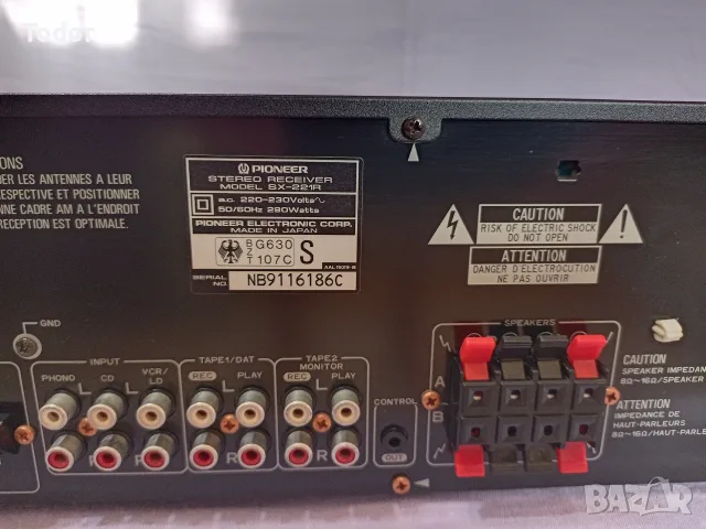 Продавам ресивър Pioneer SX-221R., снимка 15 - Ресийвъри, усилватели, смесителни пултове - 56272780