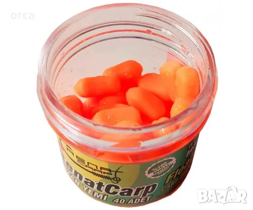 Силиконова царевица в дип Renat Carp Pop Up Sweetcorn 40 бр. оранжева