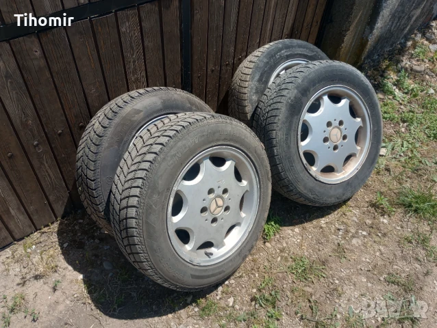 Зимни гуми с джанти Мерцедес 