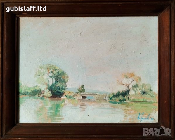 Картина, пейзаж, 1993 г., худ. Б. Русенов (1946-2015)