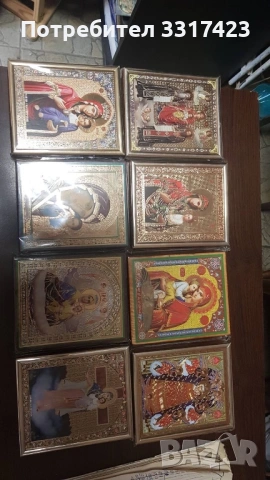Ръчно рисувани икони на платно, снимка 6 - Други ценни предмети - 53270356