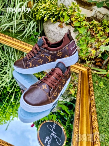 Louis Vuitton Мъжки Кафяви Кецове 