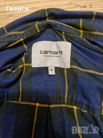 Мъжка риза с дълъг ръкав Carhartt Размер М, снимка 7 - Ризи - 48034703