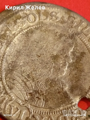 Сребърна монета 6 кройцера 1674г. Силвиус Фридрих Вюртемберг-Оле 52920, снимка 9 - Нумизматика и бонистика - 53096792