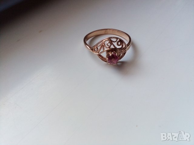 Каталожен СССР ажурен пръстен , снимка 7 - Пръстени - 40649329