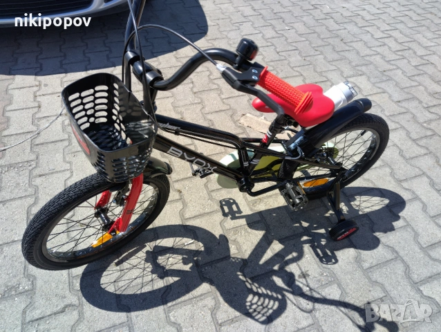 BYOX Велосипед 18" CYBER черен, снимка 7 - Велосипеди - 53772849